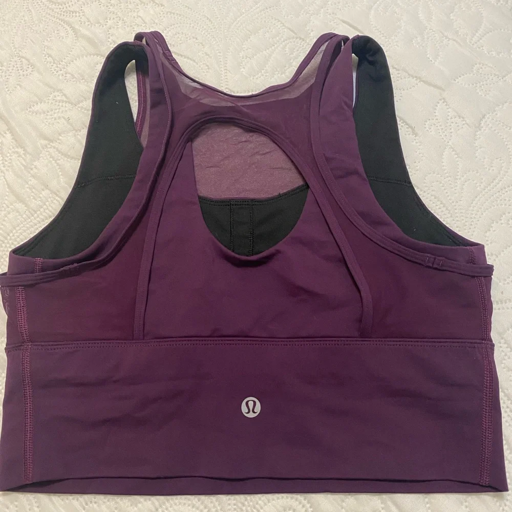 Lululemon Darkest Magenta Double Tap Bra II - Picture 8 of 10